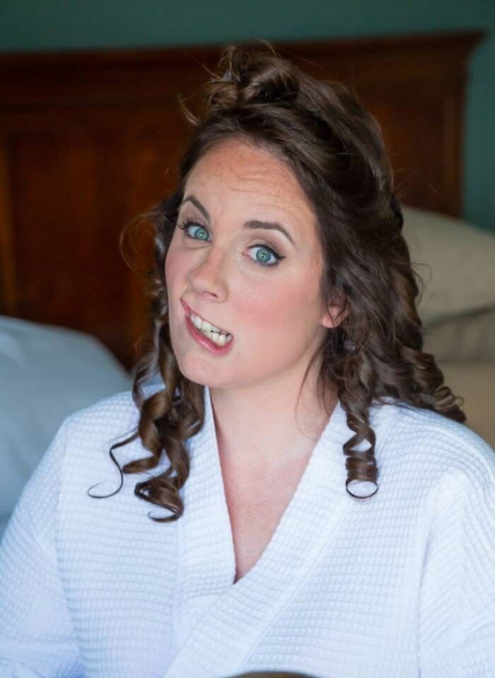 Low Maintenance Bride Went For A Little Glam — Totally Unserious