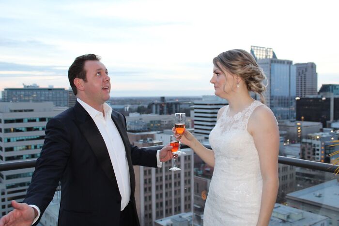 Taking A Break On The Rooftop — Definitely Talking About Golf Clubs