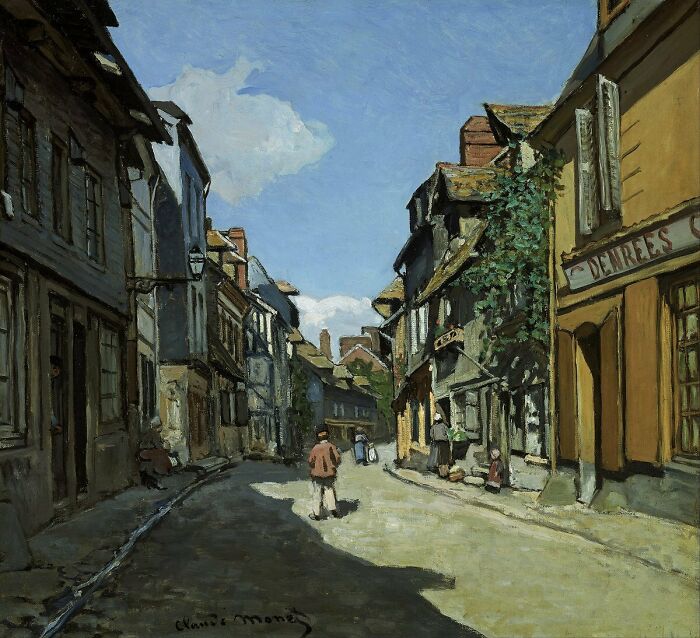 Monet’s Pretty Early Street Scene (1864)
