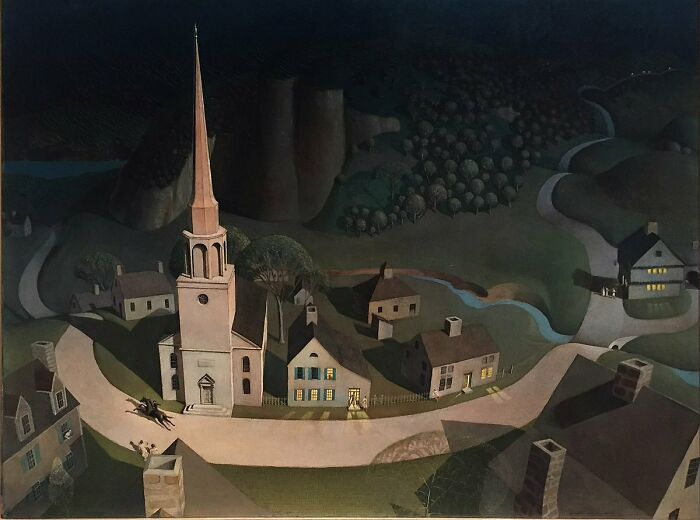 Grant Wood’s Storybook Paul Revere (1931)