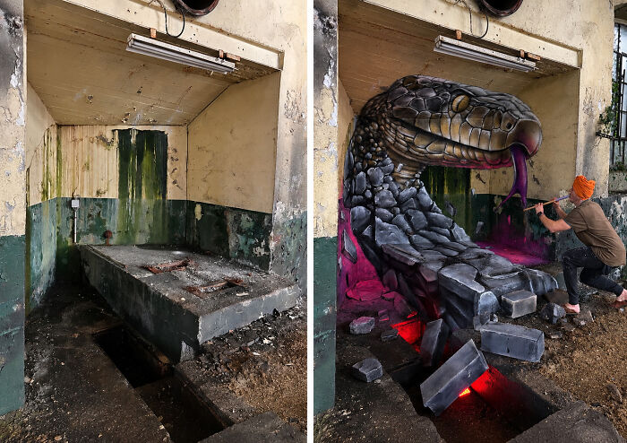 Wait Till You See These 3D Graffiti Walls That Totally Mess With Your Brain!