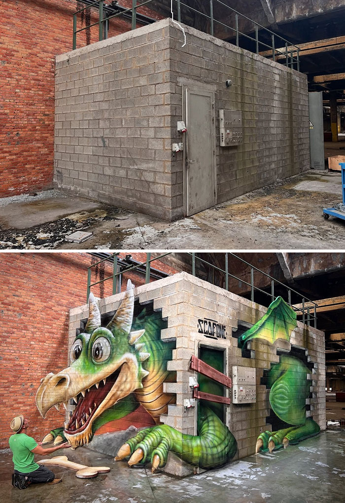 Wait Till You See These 3D Graffiti Walls That Totally Mess With Your Brain!