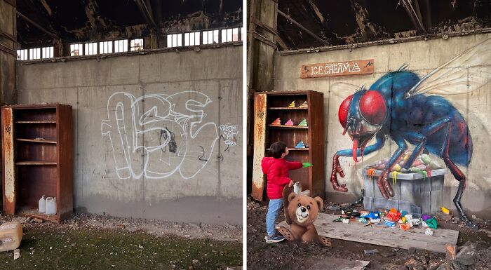 Wait Till You See These 3D Graffiti Walls That Totally Mess With Your Brain!