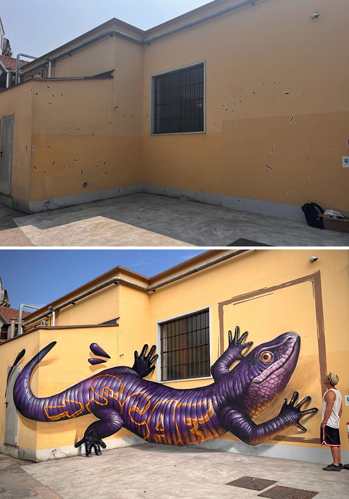 Wait Till You See These 3D Graffiti Walls That Totally Mess With Your Brain!