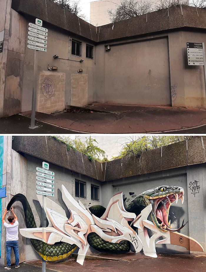 Wait Till You See These 3D Graffiti Walls That Totally Mess With Your Brain!