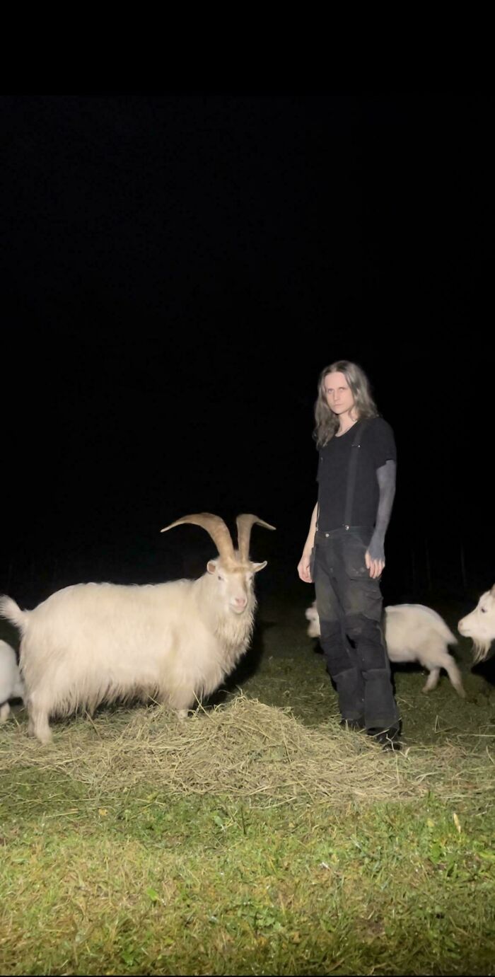 Just Me and My Goats, And All This Hair