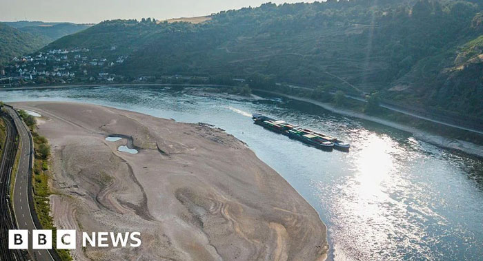 Rhine River Hits Record Low – Drought is Ruining Europe's Vibes