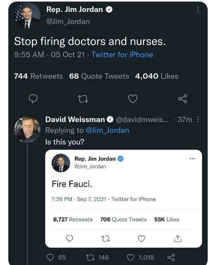 Thanks For This, Jim Jordan!