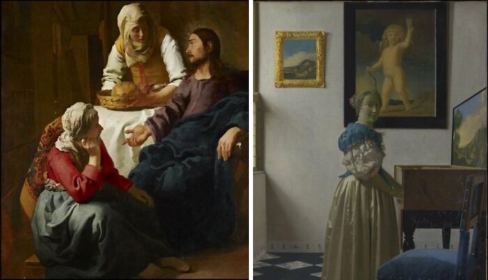 Johannes Vermeer: Big Biblical Start to Chill Home Vibes