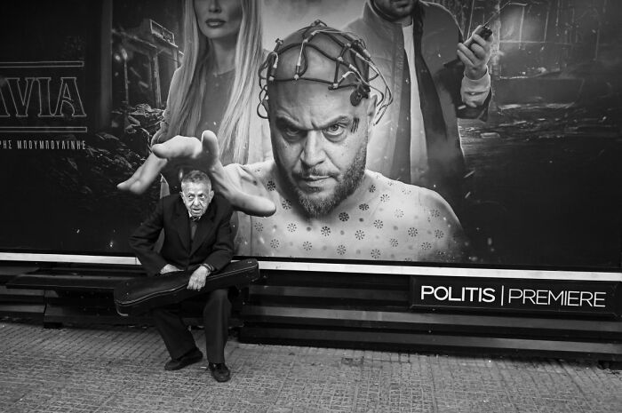 Mind Games on a Bench by Anikitos Hadjicharalambous