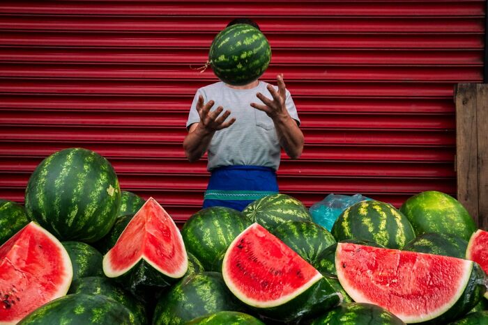 The Melon Head in Istanbul by Jozef Macak