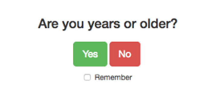 "So Tell Me Are You Years or Older?" Uhhh...