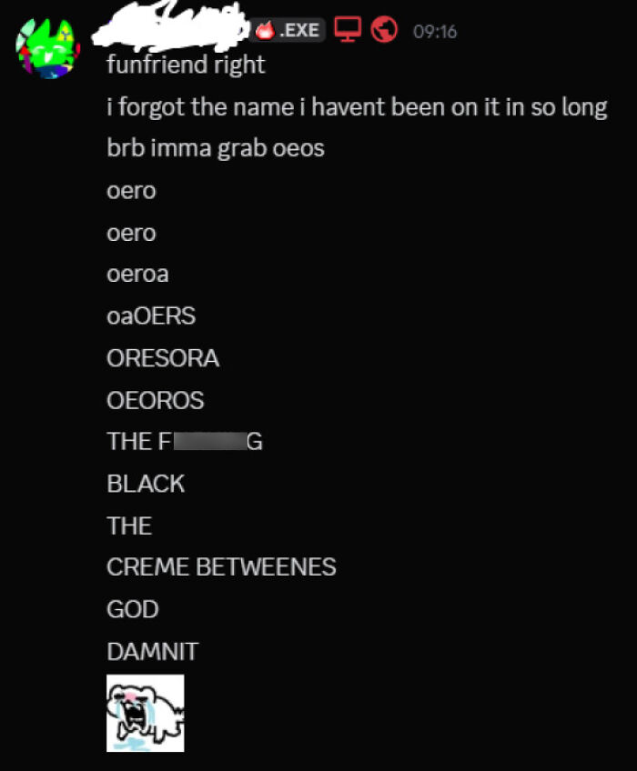 I Also Want Some Oeos (Same!)