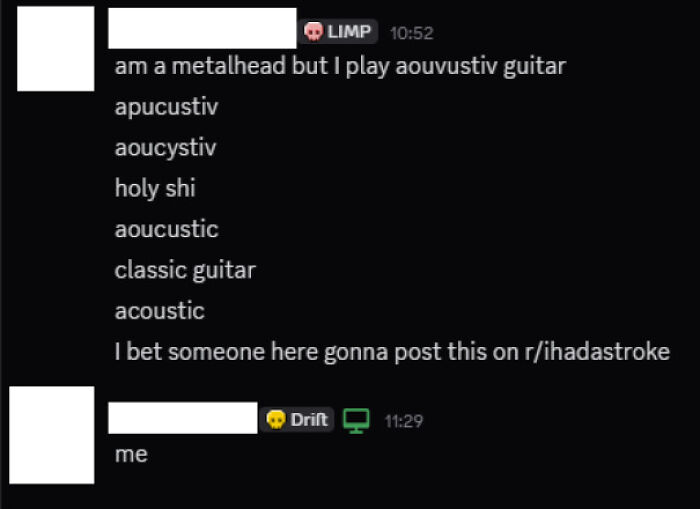 Yes, You Play ''Aouvustiv Guitar''? Seriously?