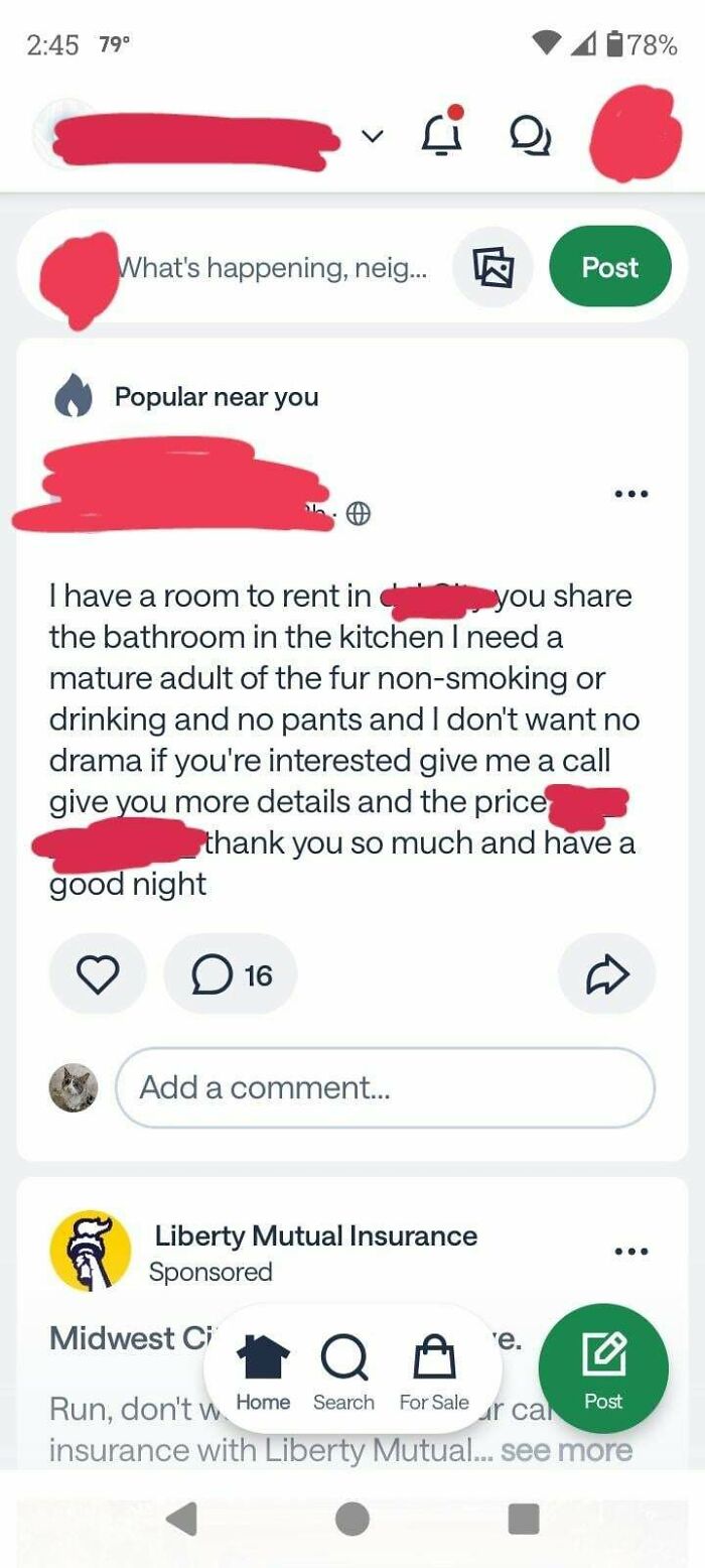 73 Neighbor Posts That Are Too Weird To Ignore