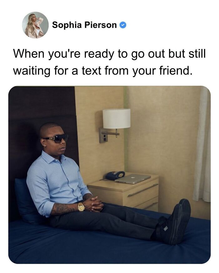 Dressed Up and Still Waiting Forever!