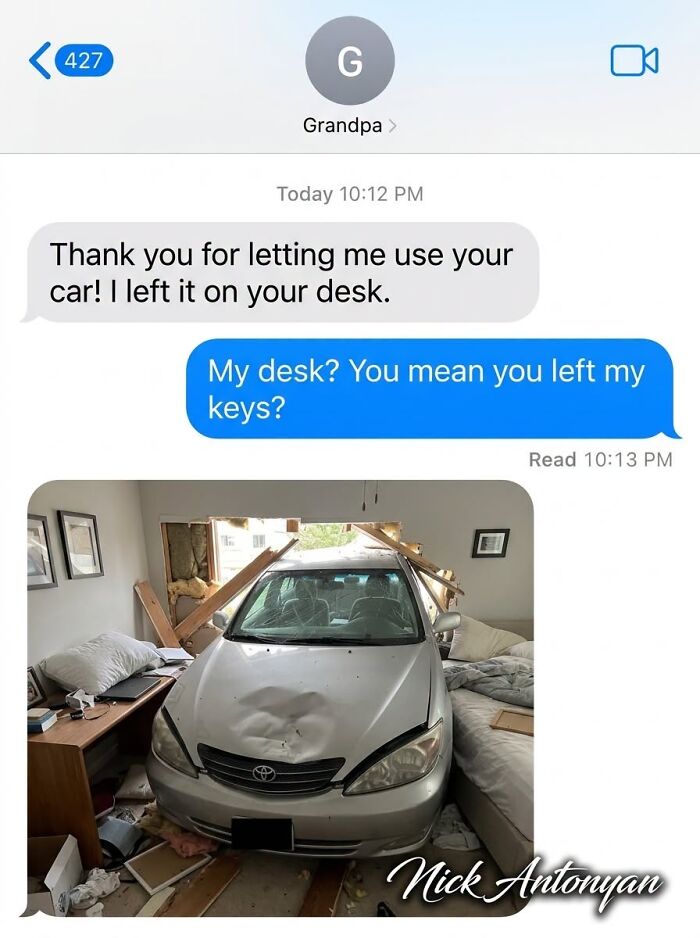 Grandpa Said What? He Returned The Car?!