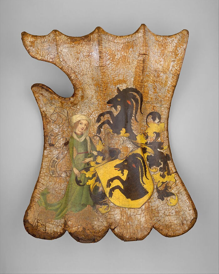 Crazy German Jousting Shield From 1450