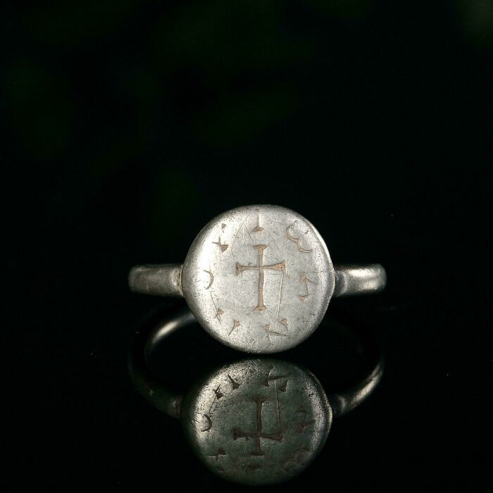 Authentic Crusader Silver Ring: Knight Bling