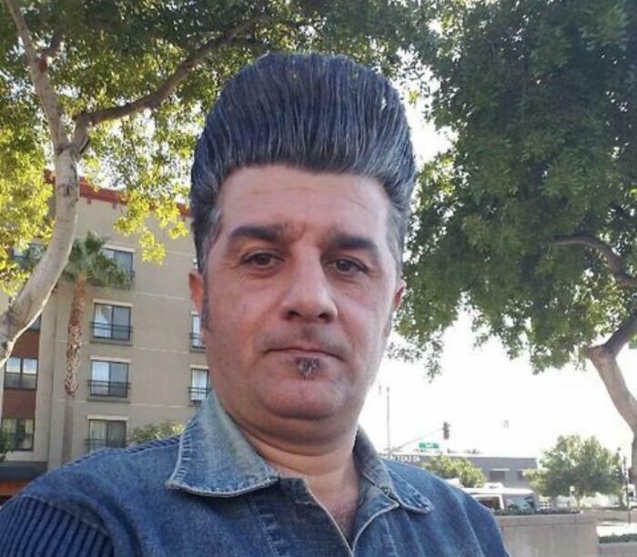 My Uber Driver’s Style This Morning... Questionable