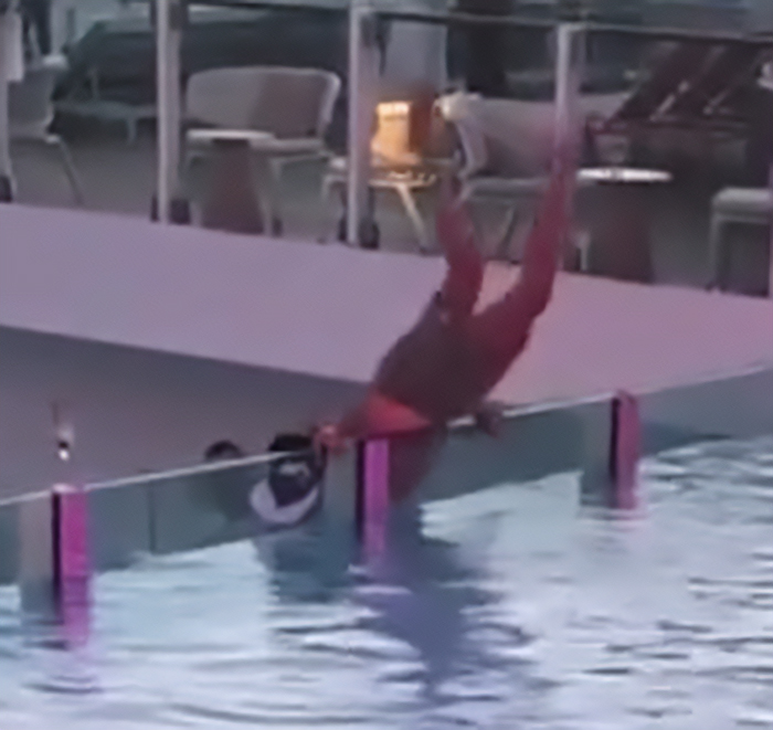 Oops! Sunglasses Chase Ends With a Man Falling Overboard (Kinda)