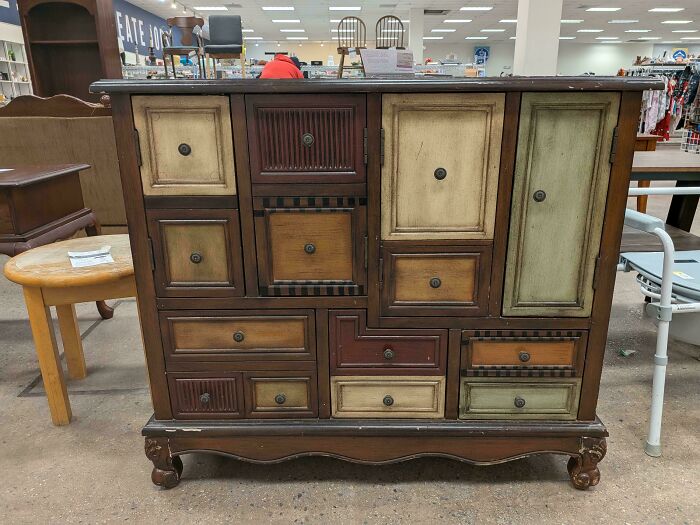 Whimsical Cabinet Found At Goodwill? Score!