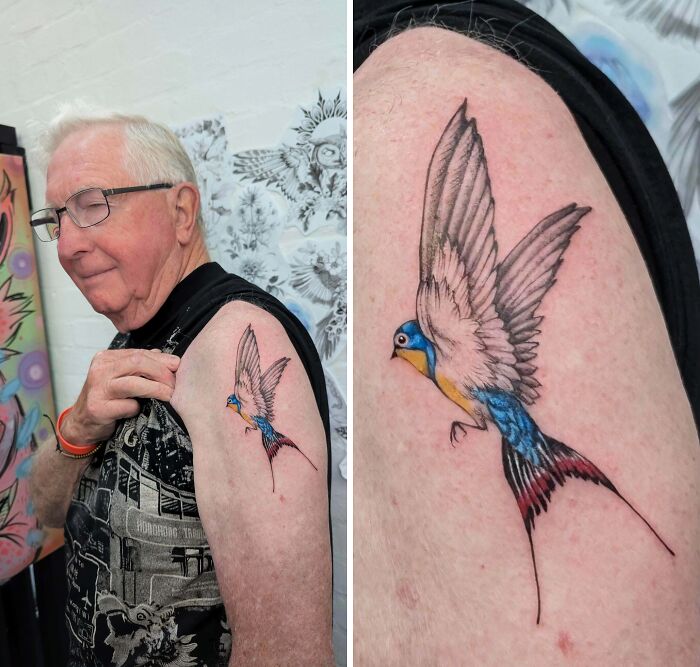 First Tattoo At 86? Bob Showed Us How It’s Done