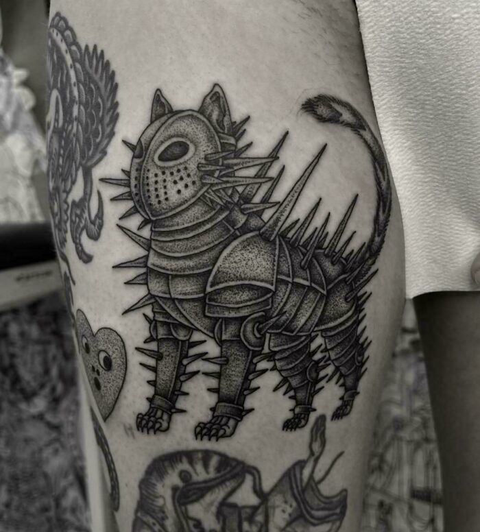 Battle Cat Tattoo: Furry But Fierce