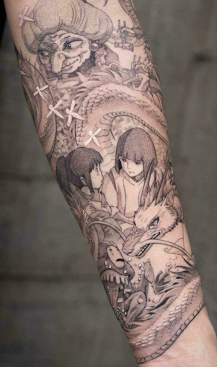 Spirited Away Tattoo Magic By Oozy_tattoo