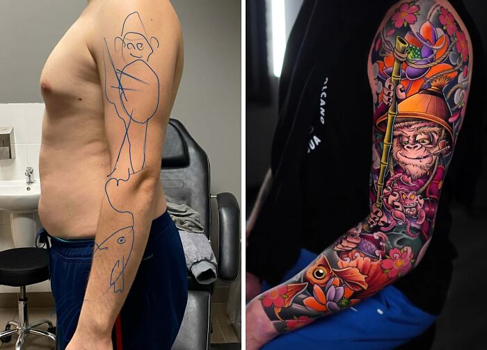 What I Was Asked For VS What I Delivered Tattoo