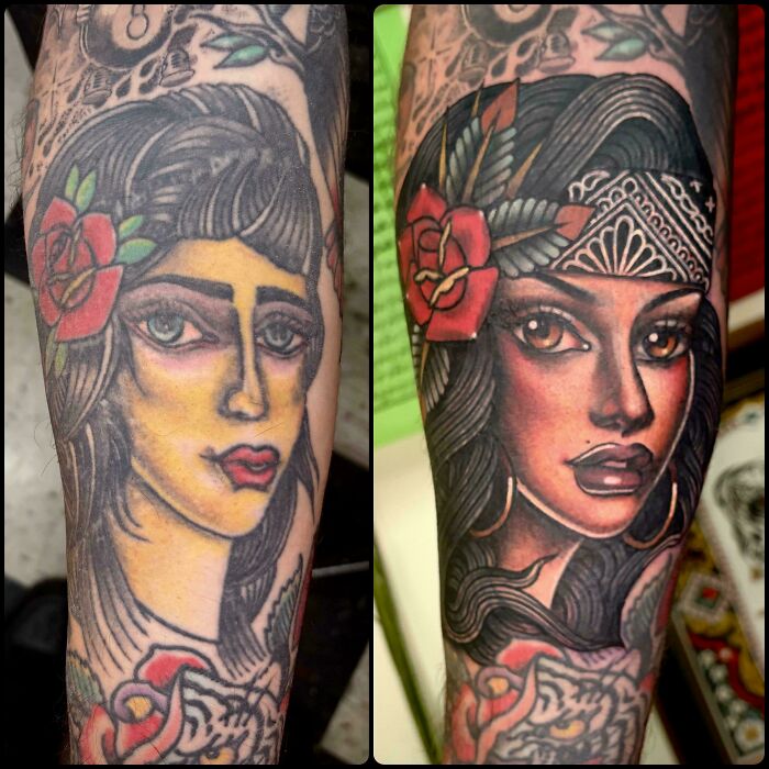 Fixing Girl Heads Tattoo: Favorite Job Ever