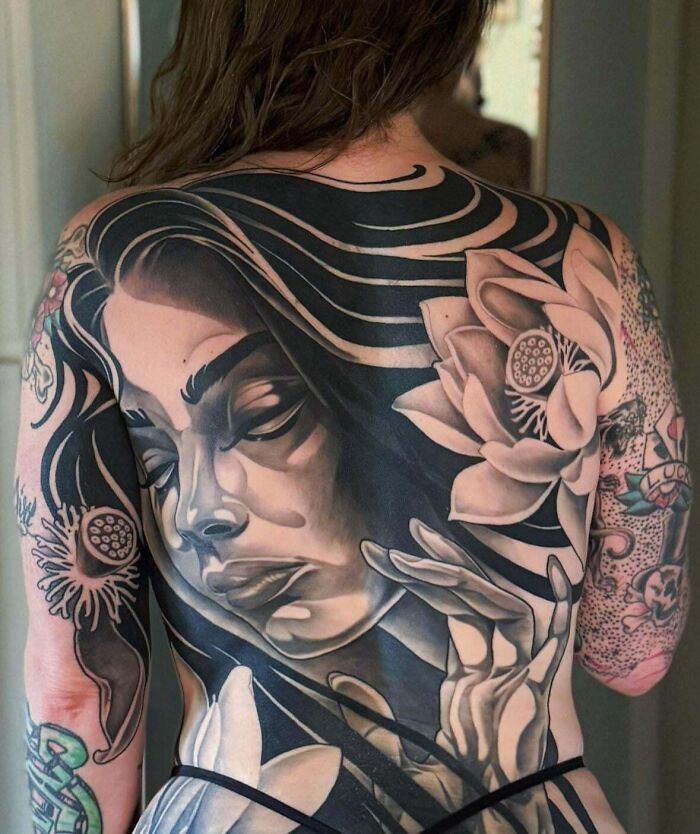 San Diego Back Piece That’s Off The Charts