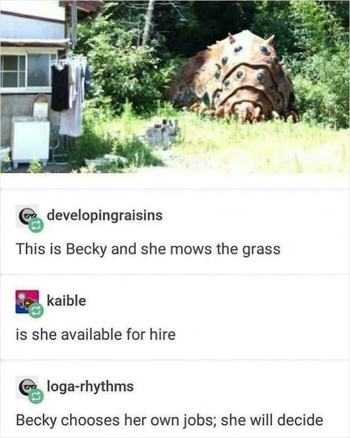 Becky, Mother of All Plants