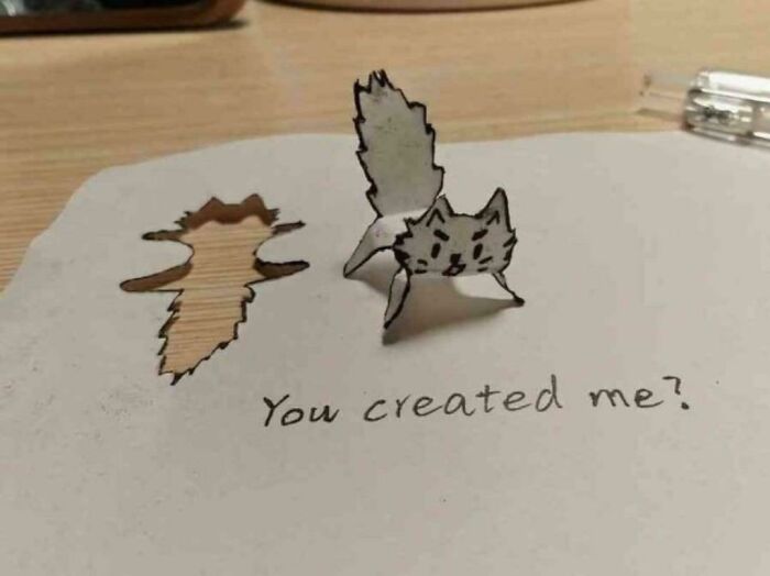 Cardboard Cat: Summoned & Sassy