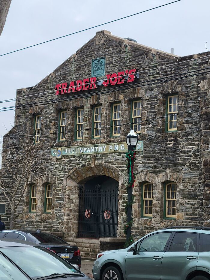 Trader Joe’s Went Military! Former National Guard Armoury Vibes