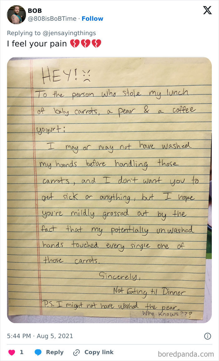 Wait, They Stole Your Lunch? Office Food Thief Tales That’ll Make You Go 'Really?!'
