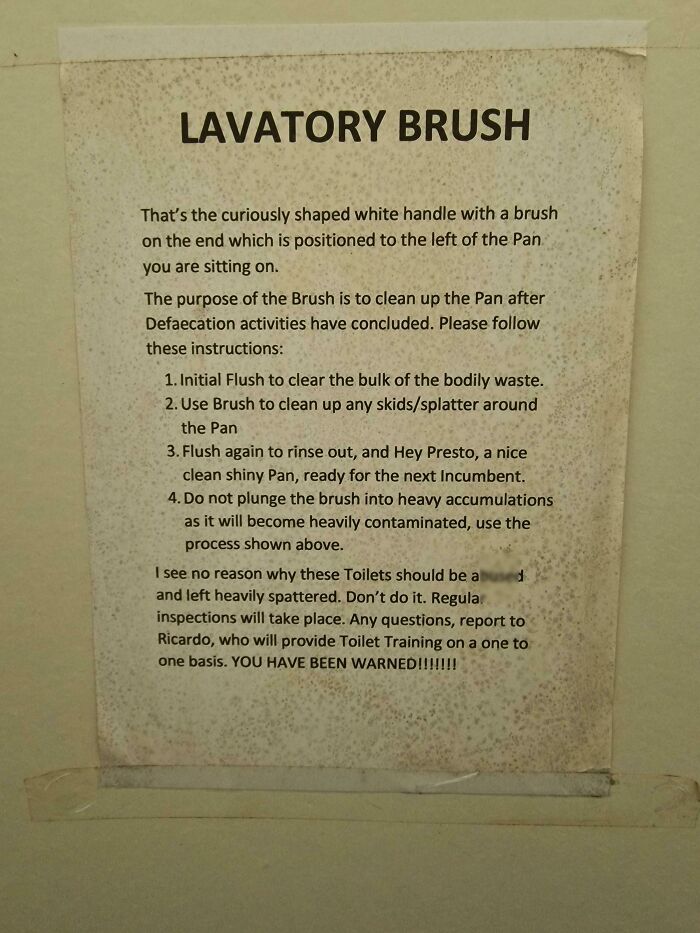 You Won’t Believe This Festival Toilet Notice