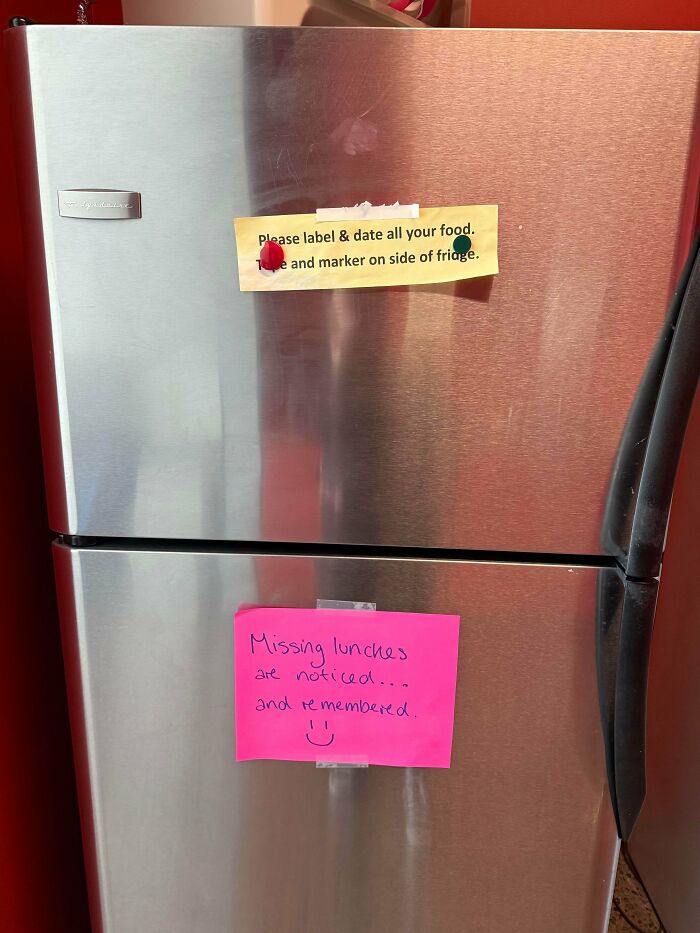 Shared Work Fridge Drama