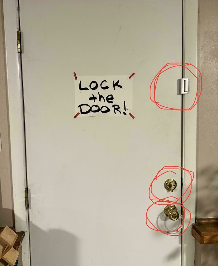 My Little Brother’s Passive-Aggressive Door Lock Request