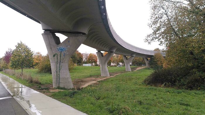 Desire Path Sheltered Under Rails