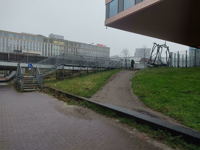 Taking The Easy Route, Not The Stairs