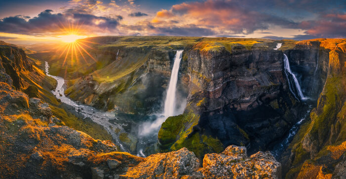 Golden Canyon Waterfalls