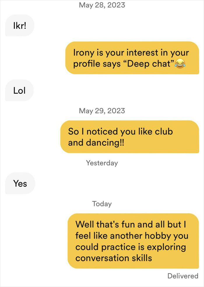 Men Can’t Hold a Conversation? Challenge Accepted!