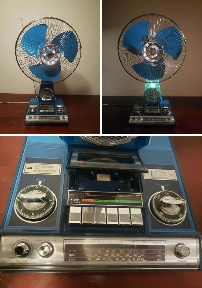 Vintage Panasonic Fan-Radio-Tape Combo?!