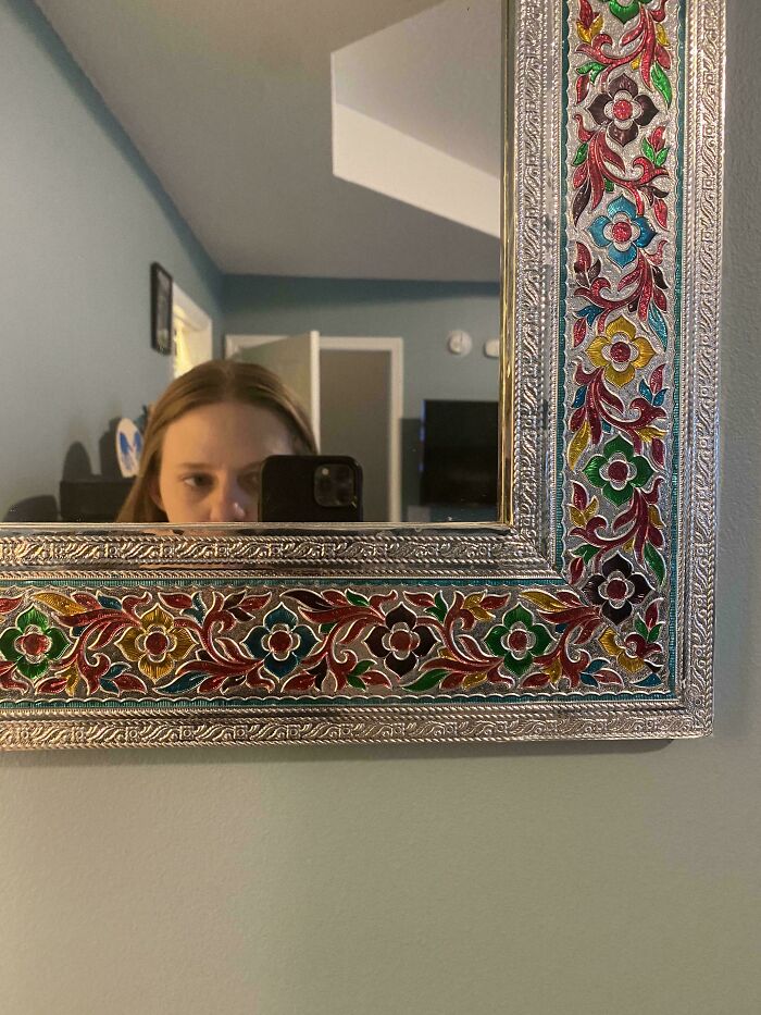 He Hung This Mirror Based Only On His Height. What About The Rest Of Us?