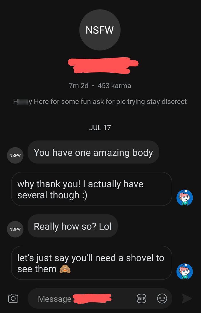 Almost Wish He Replied Now