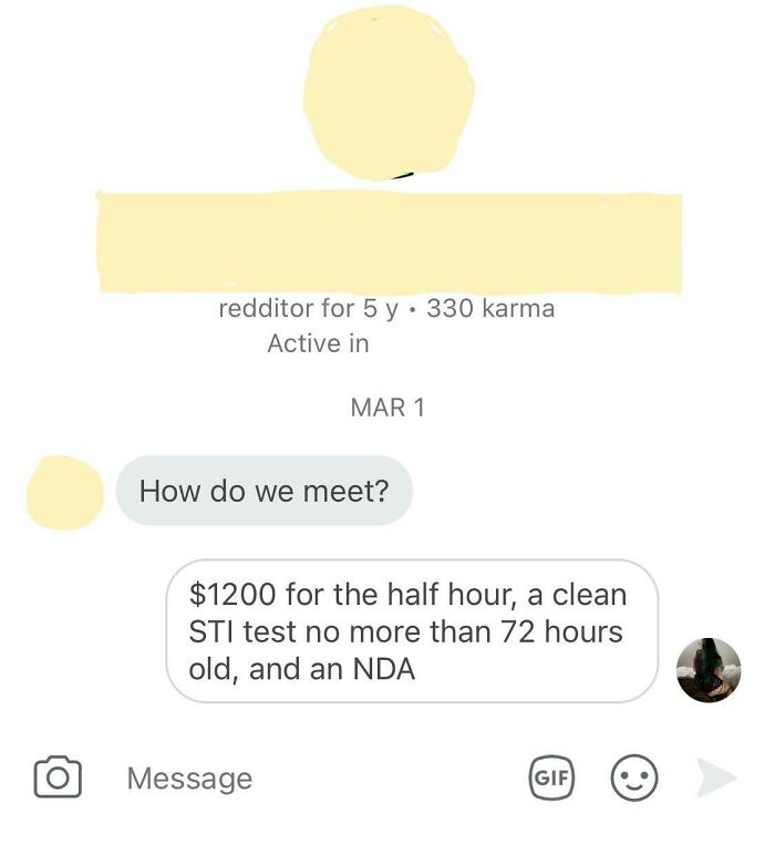 My Go-To Reply for Creeps