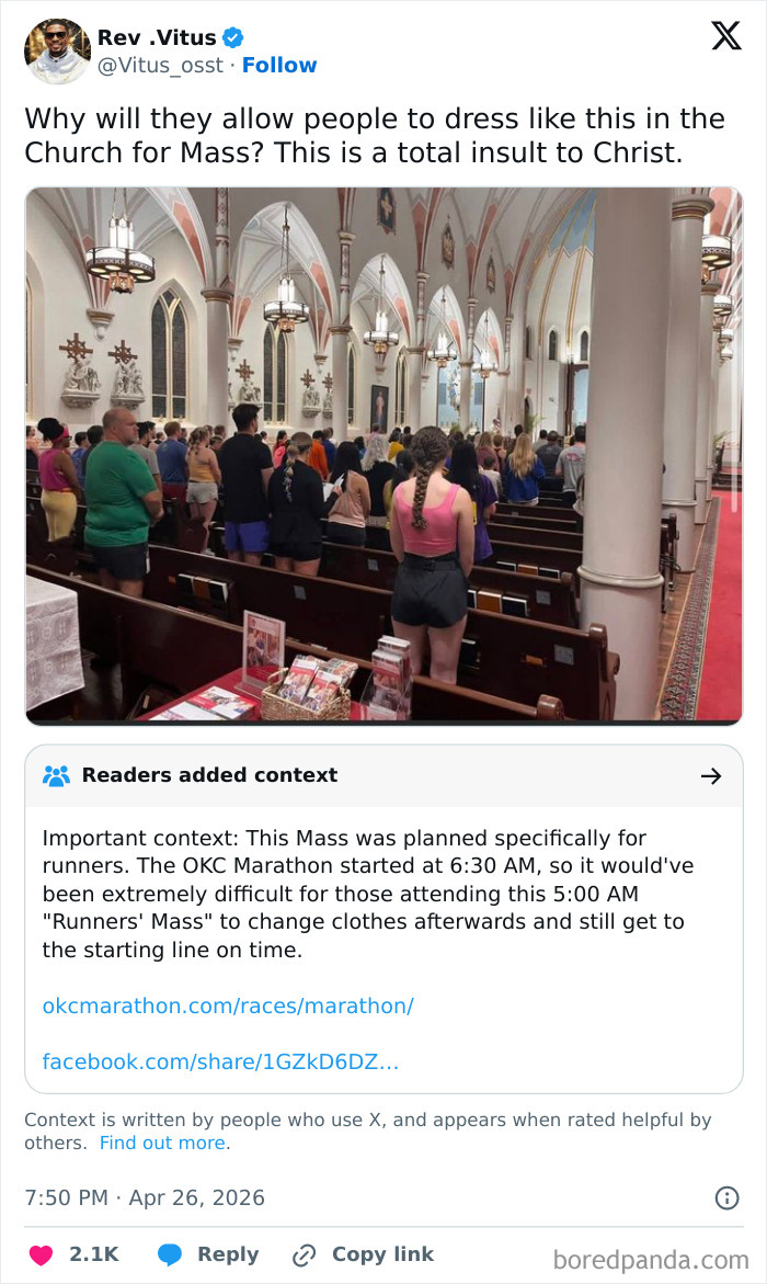 Church Service... but For Runners?