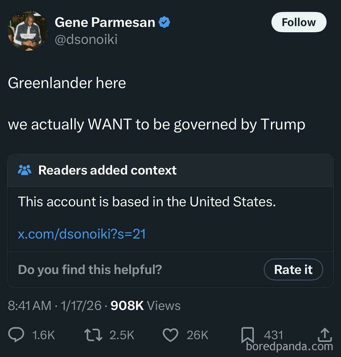 Owned By His Account’s Location, Ouch!