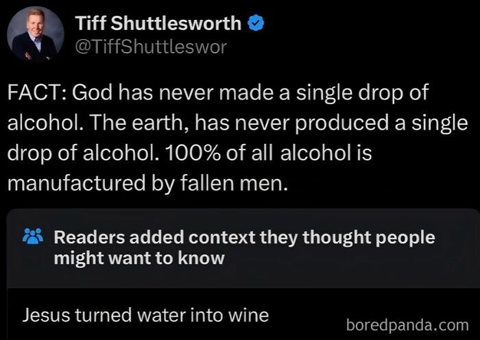 Did He Even Read His Bible? Probably Not.